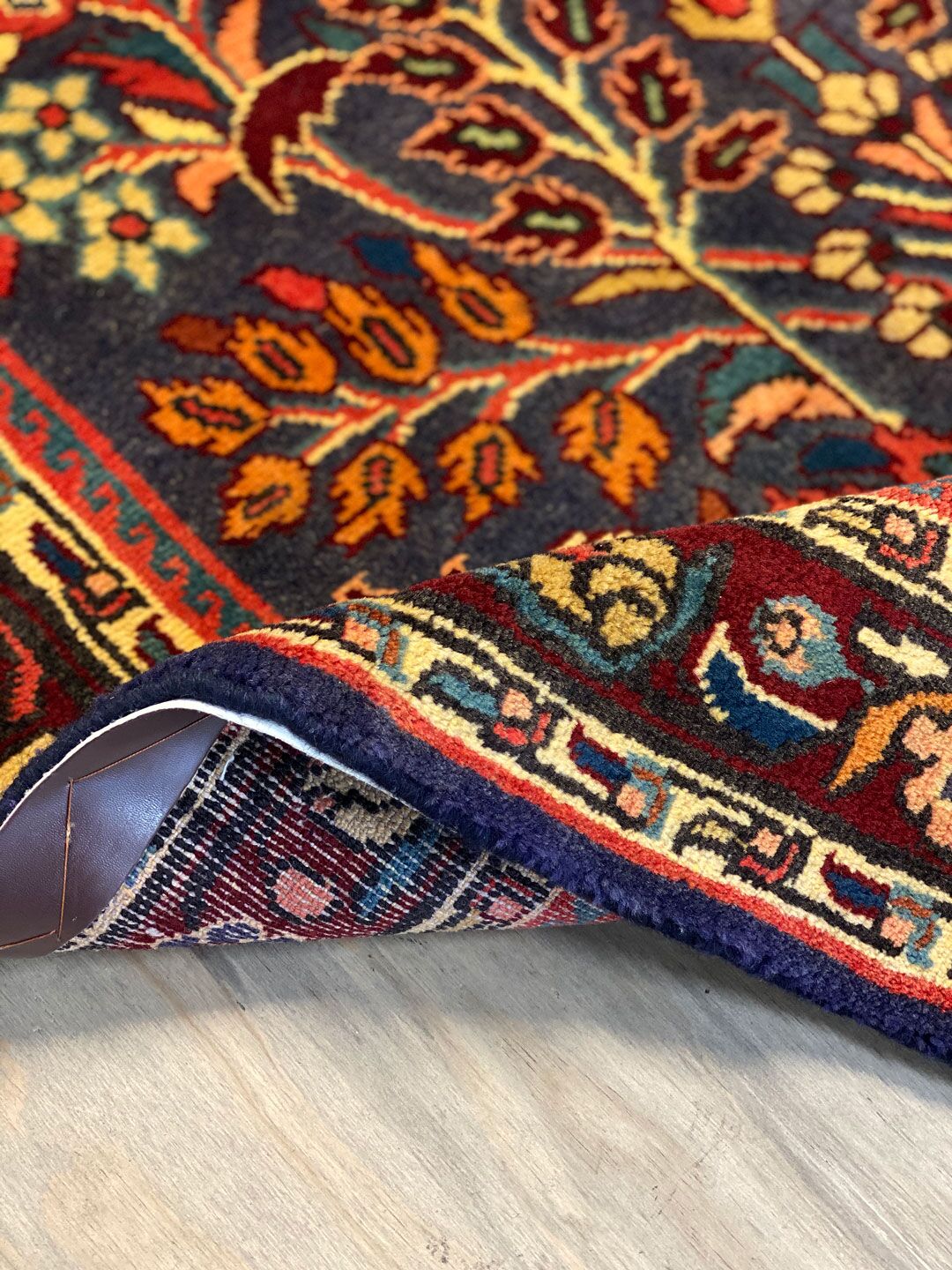 4M Long Tribal Handmade Hamedan Runner - Image 3