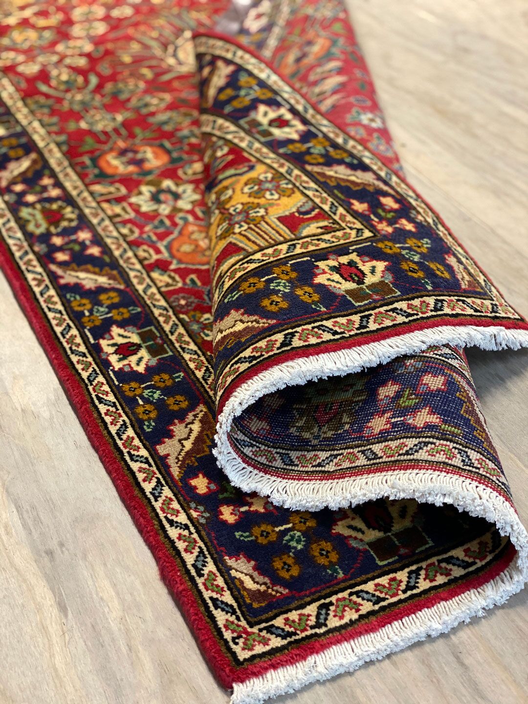 4M Vase Design Tabriz Persian Runner - Image 9