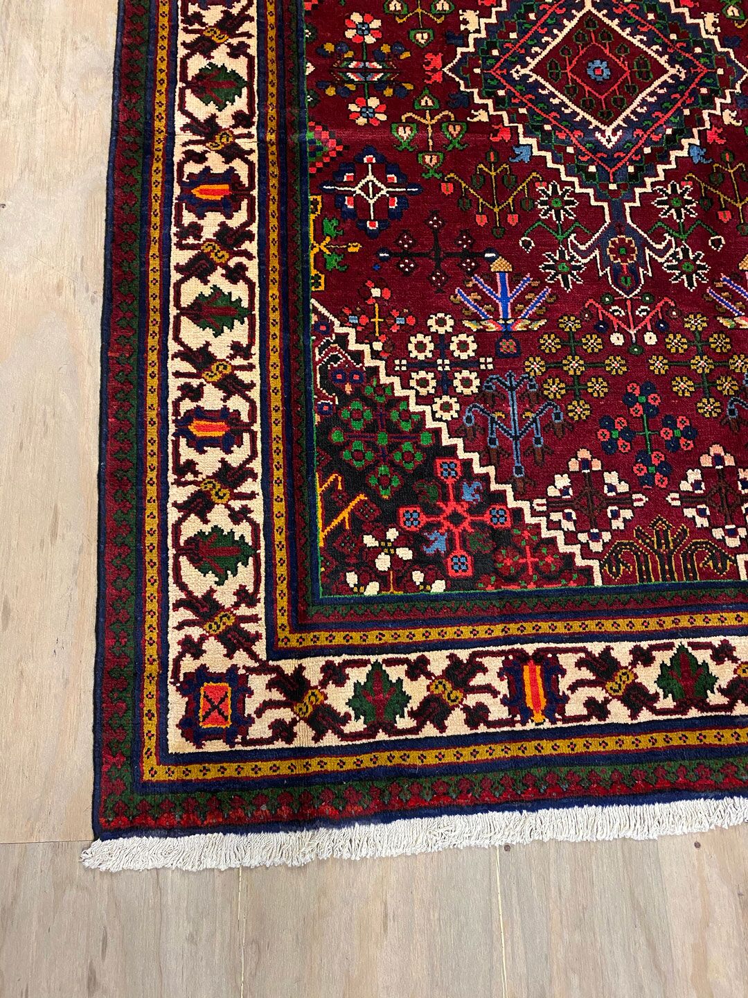 2x1.4M Persian Joshaghan Rug - Image 2
