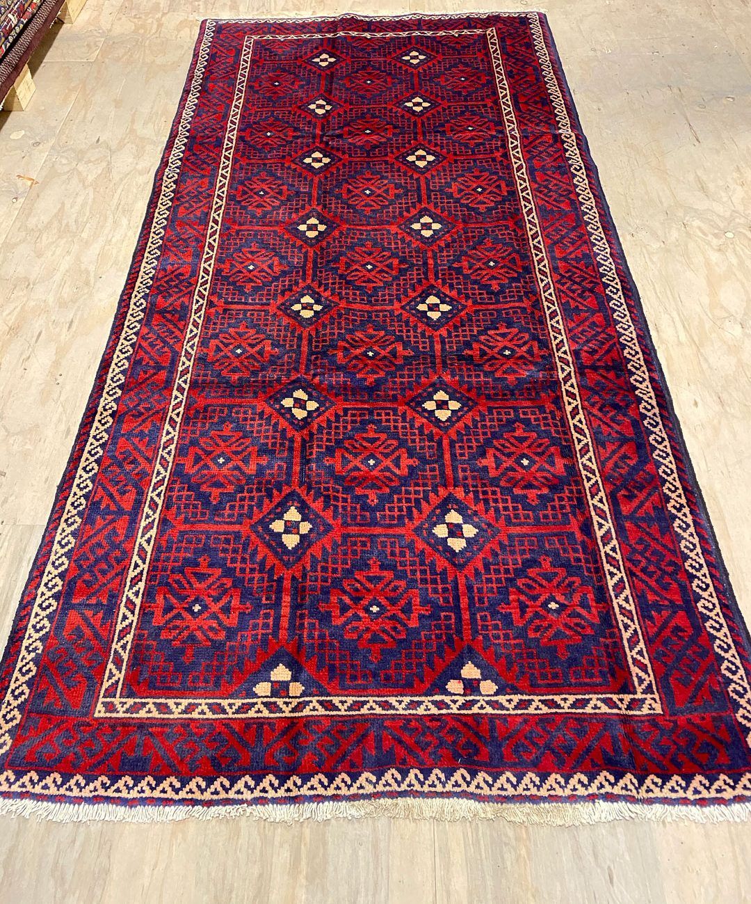 2.8x1.4M Persian Balouchi Nomadic Rug - Image 2