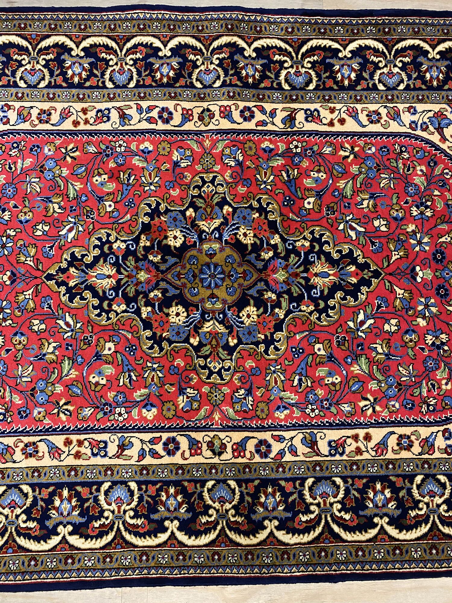 1.5x1.1M Superfine Qom Rug - Image 6