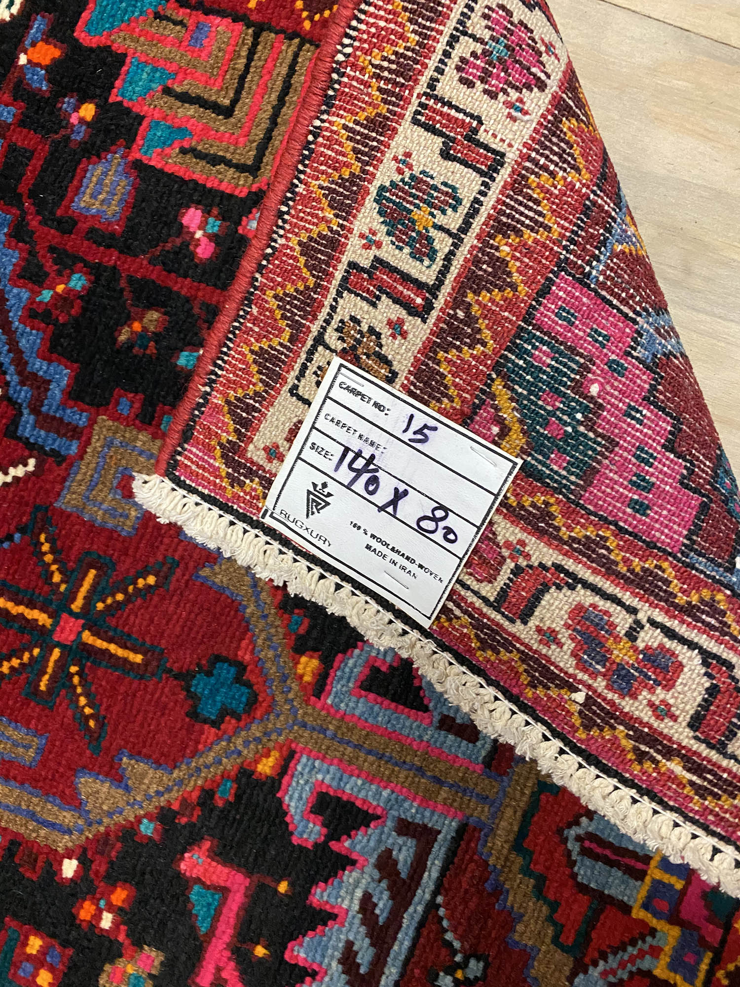 1.4x0.8M Village Tuserkan Persian Rug - Image 2