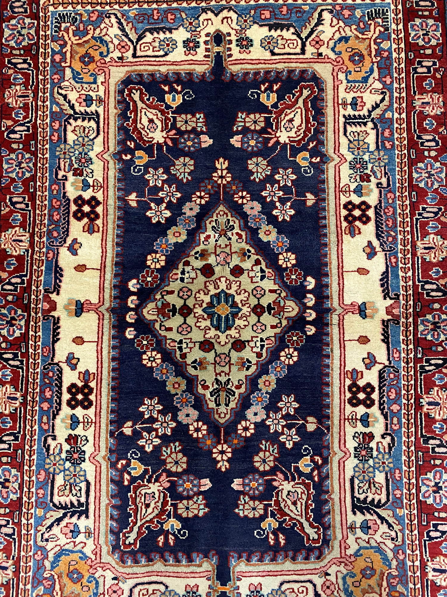 1.5x1M Traditional Sarough Rug
