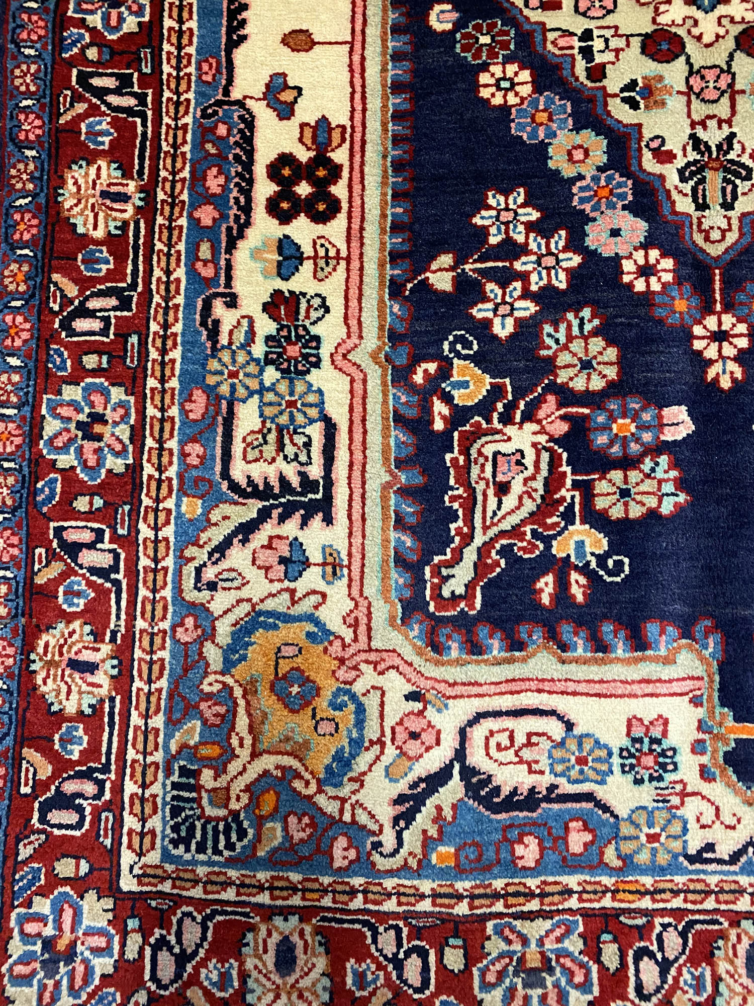 1.5x1M Traditional Sarough Rug - Image 5