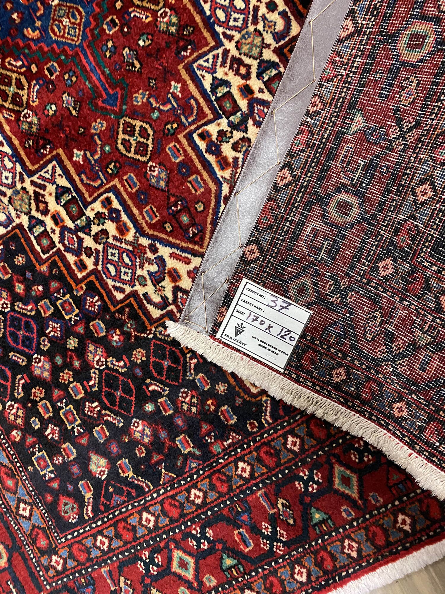 1.7x1.2M Kurdish Senneh Bijar Rug - Image 2