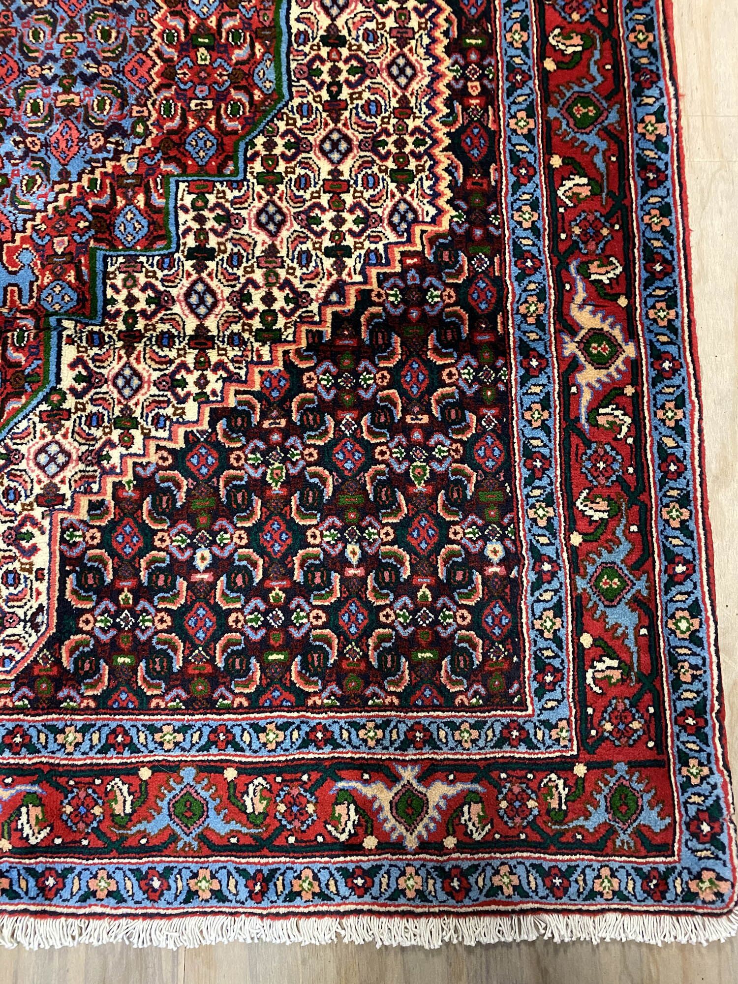1.6x1.2M Kurdish Senneh Bijar Rug (sanandaj) - Image 5