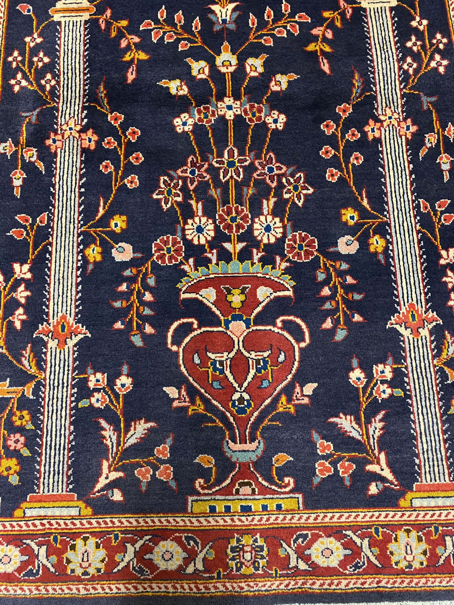 1.5x1.1M Tree Of Life Persian Rug - Image 4