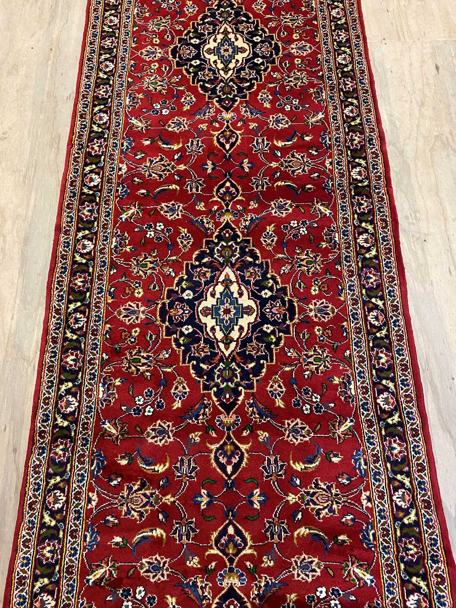 4M Traditional Kashan Runner - Image 2