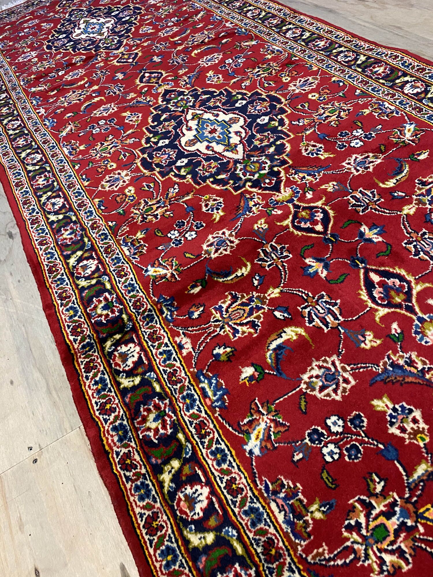 4M Traditional Kashan Runner - Image 8