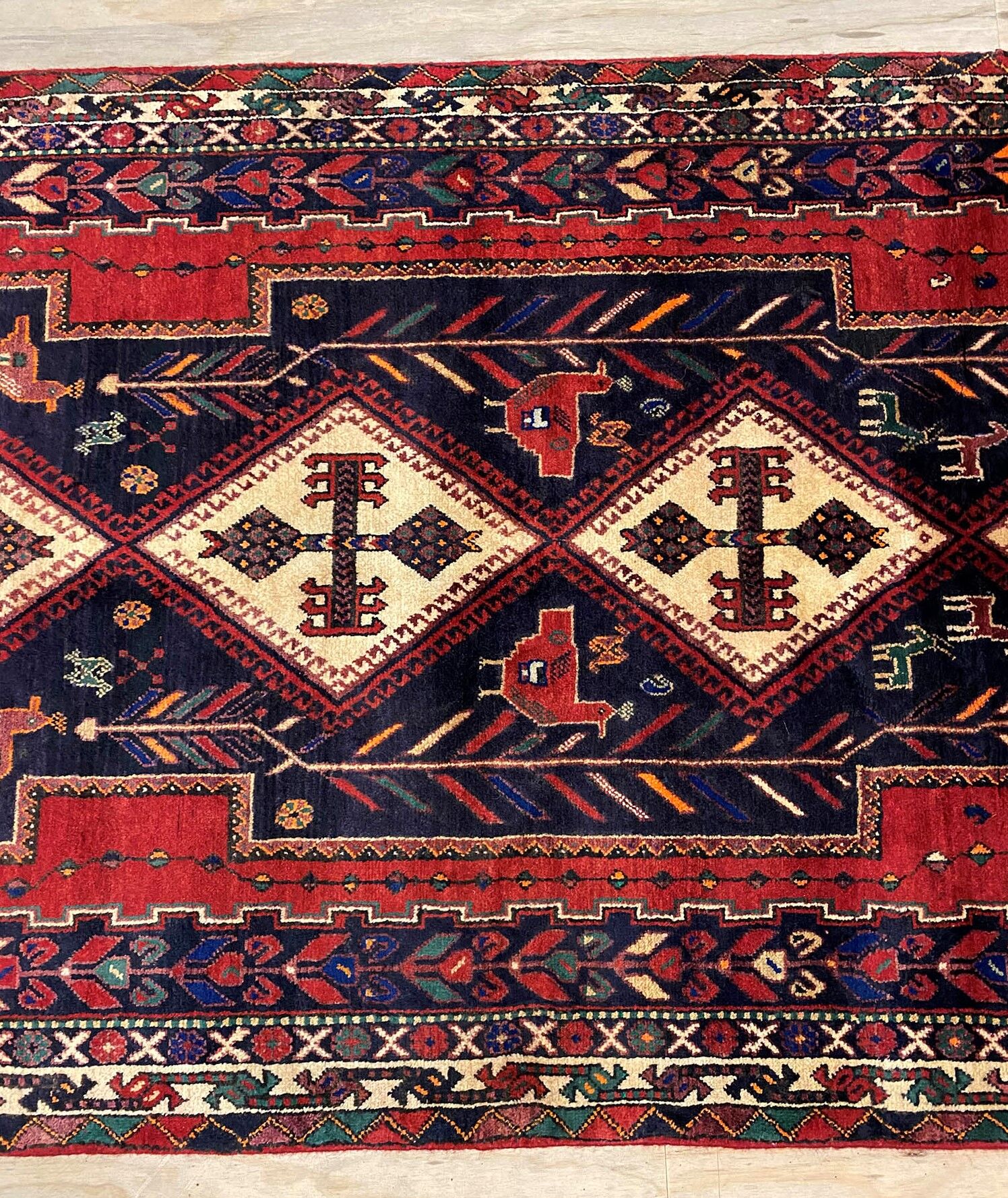 2.5x1M Hamedan Persian Runner (Sirjan) - Image 3