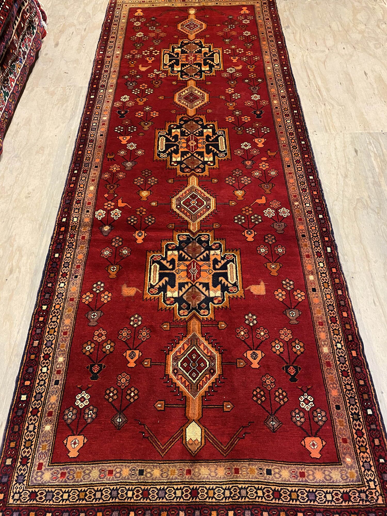 3m Persian Meshkin Runner - Image 6