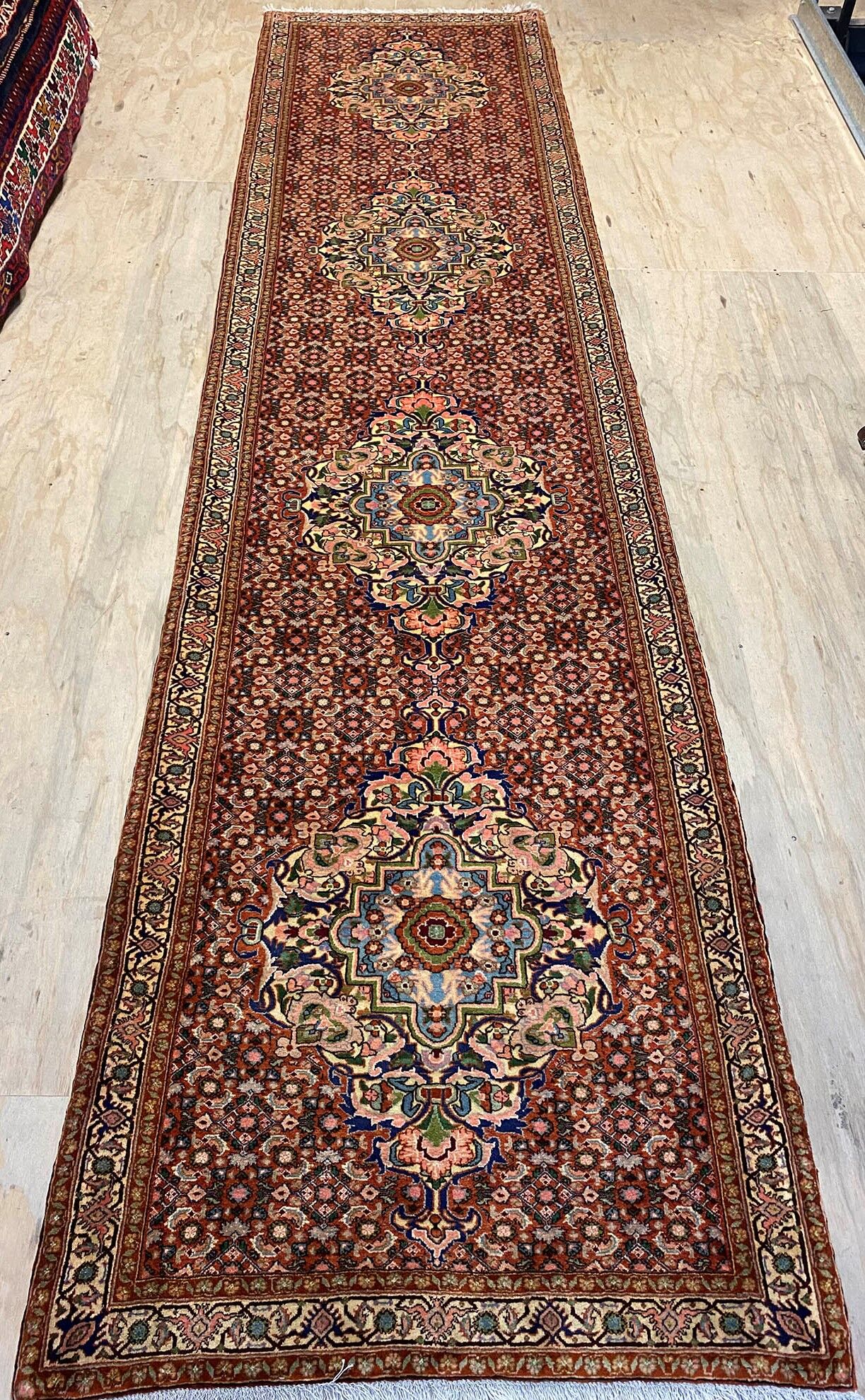 4M Senneh Bijar Persian Runner - Image 4