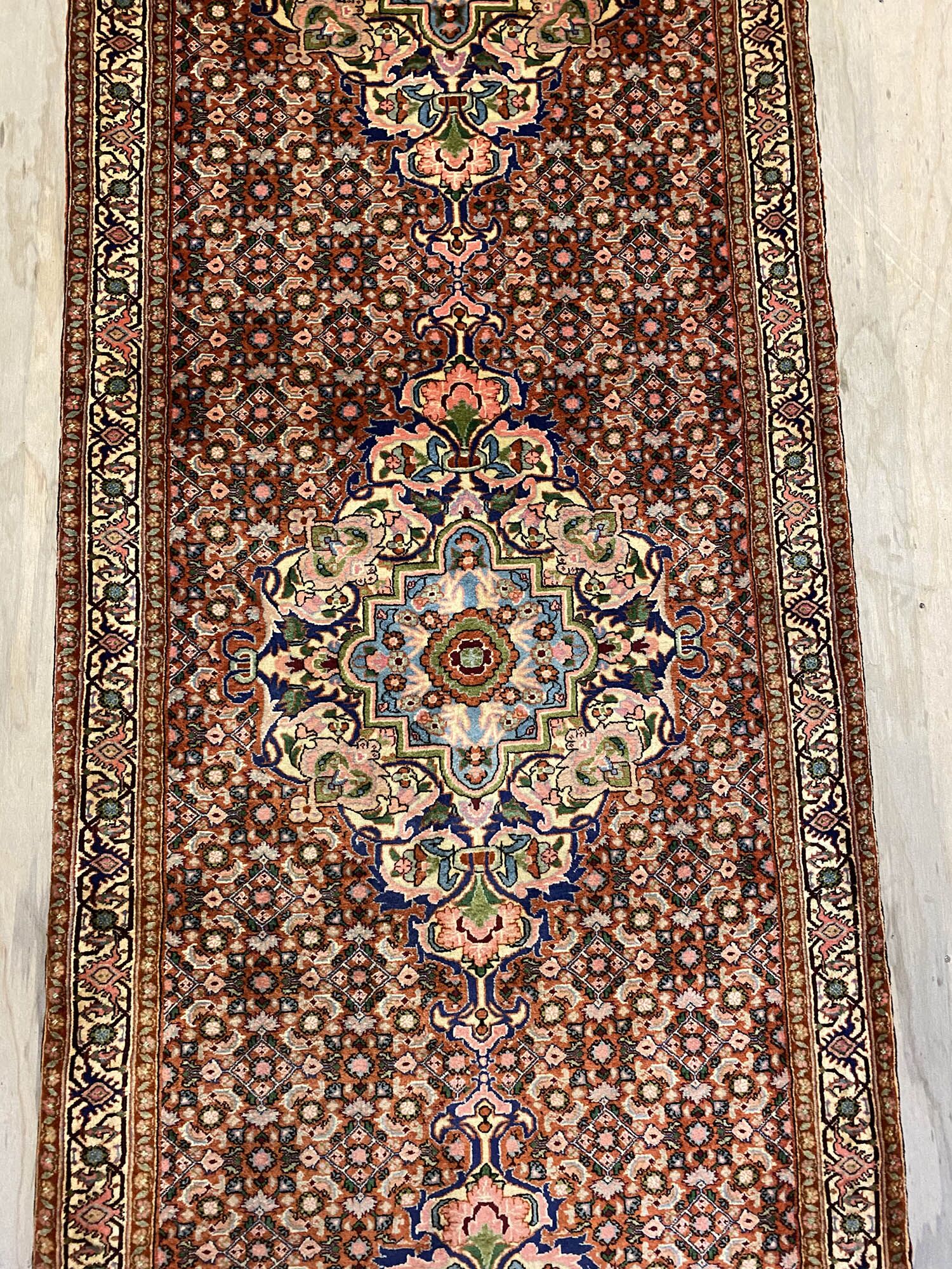 4M Senneh Bijar Persian Runner - Image 7