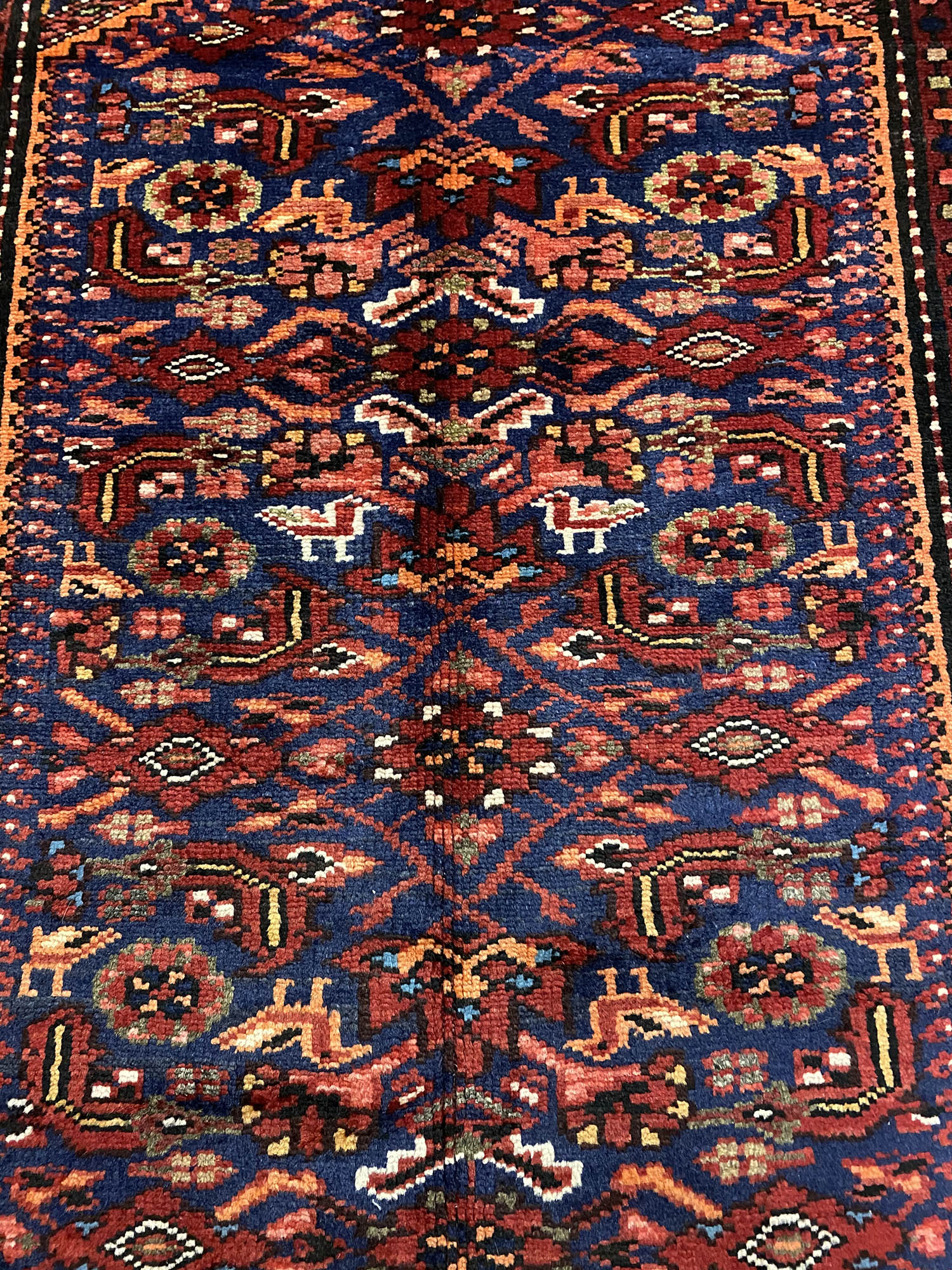 3M Antique Hamedan Persian Runner - Image 3
