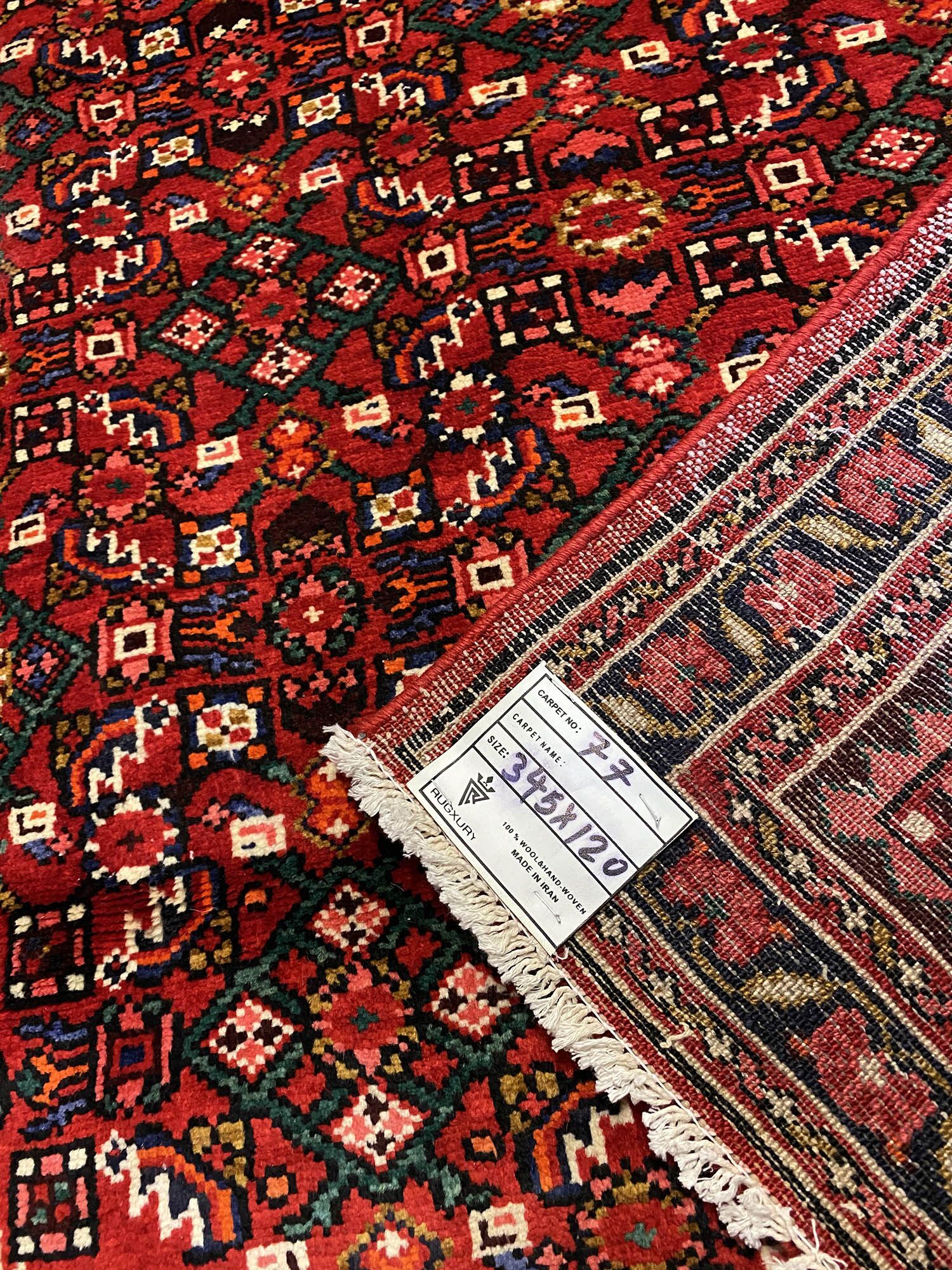 3.5M Hamedan Persian Runner - Image 4