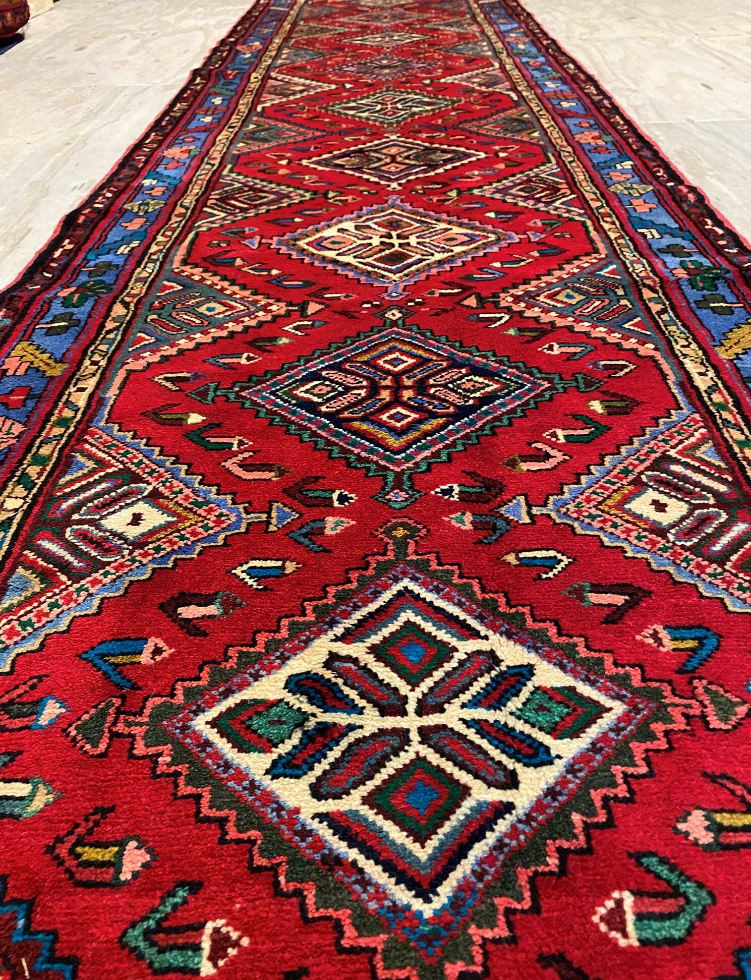 4.8m Persian Hamadan Runner - Image 6