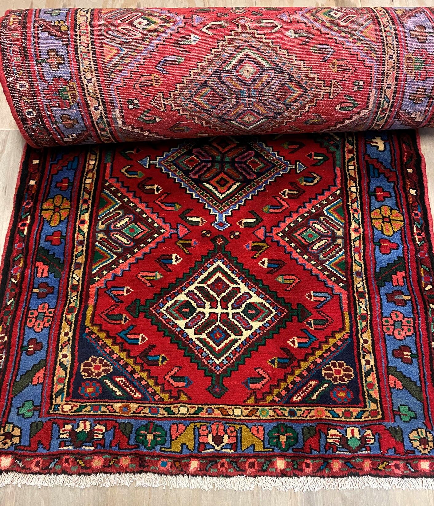 4.8m Persian Hamadan Runner - Image 8