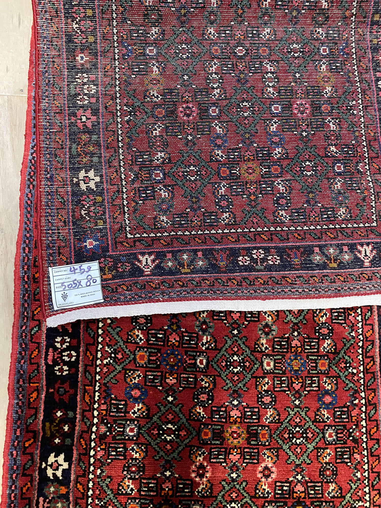 5m Hamedan Persian Runner - Image 5
