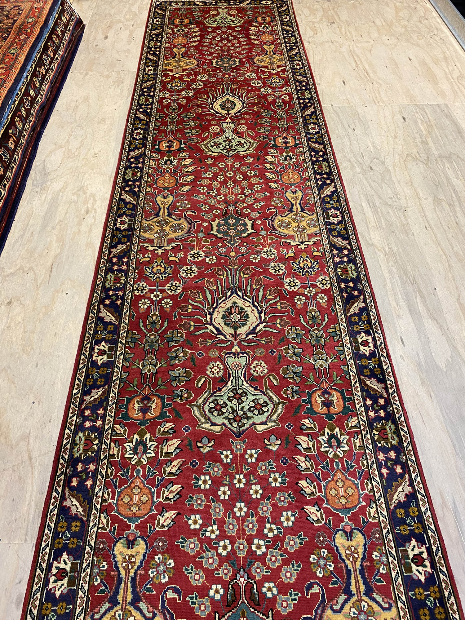 4M Vase Design Tabriz Persian Runner - Image 7