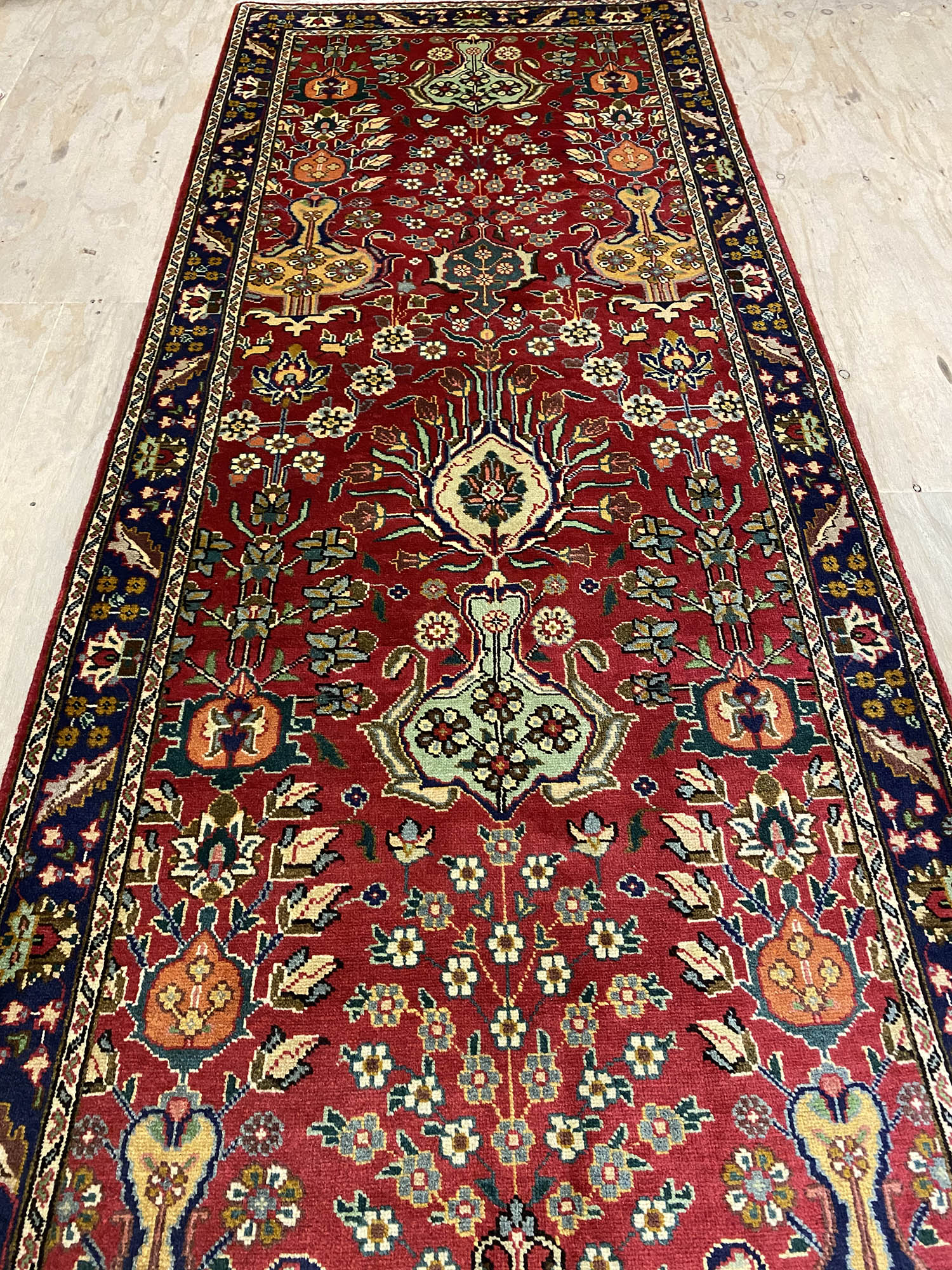4M Vase Design Tabriz Persian Runner - Image 5
