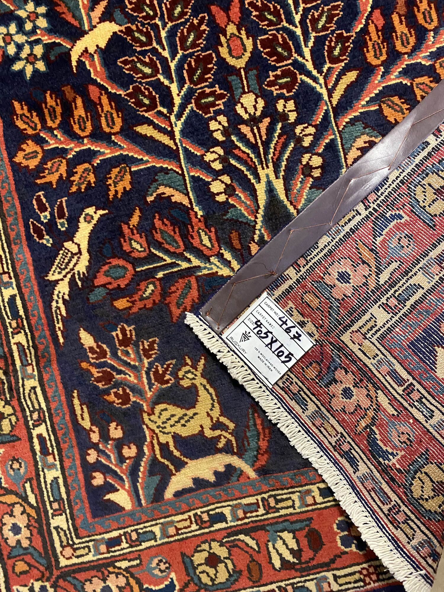 4.1M Long Tribal Handmade Hamedan Runner - Image 7