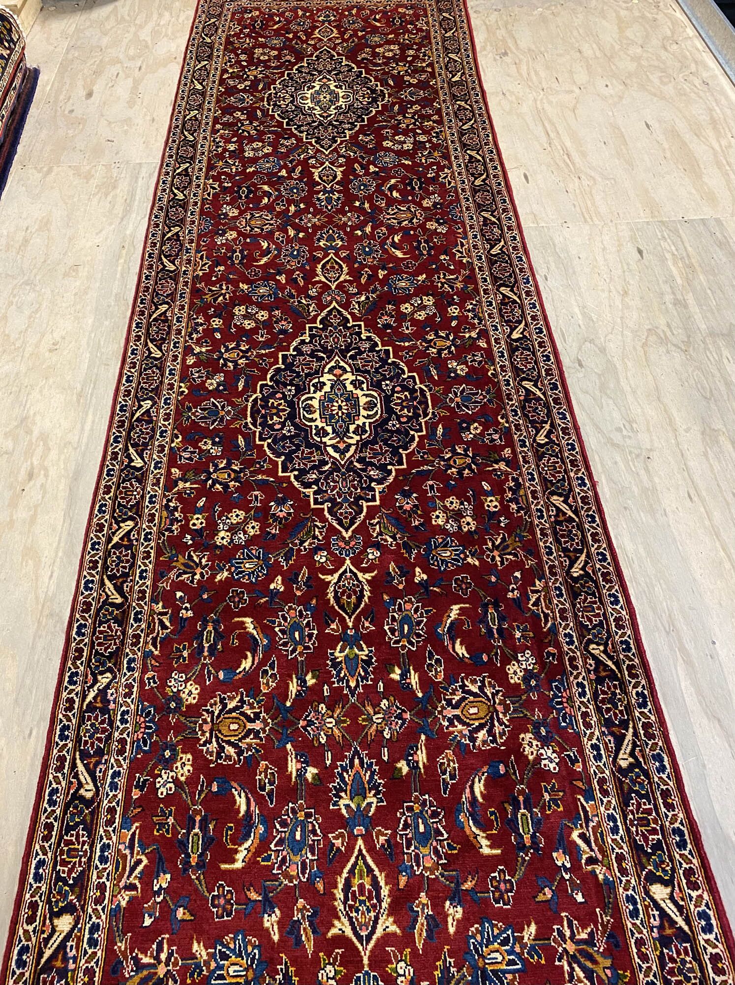 4.5 m Persian Kashan Runner - Image 7