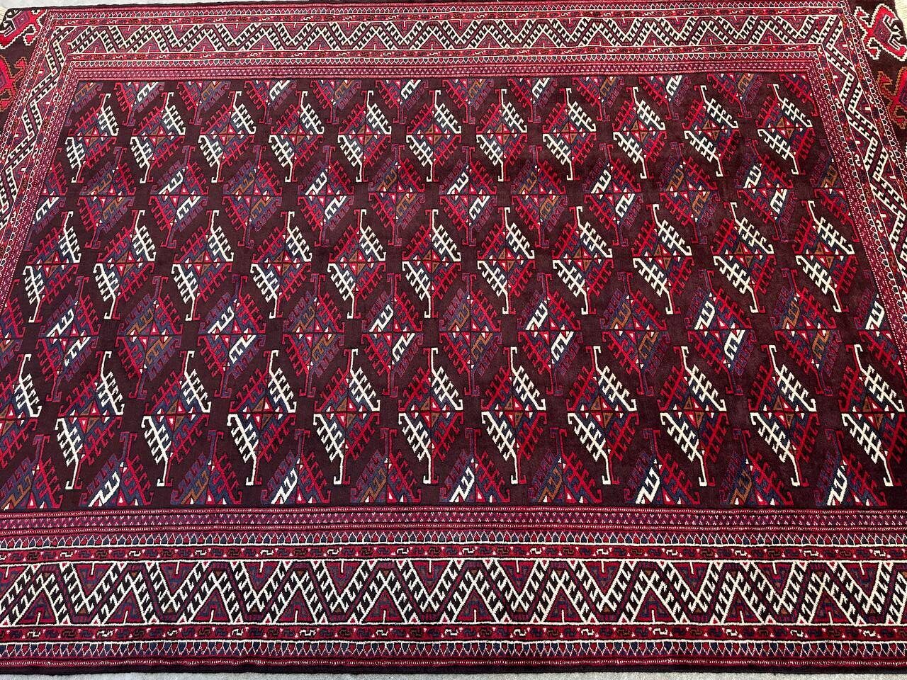 3.1x2.1M Tribal Persian Turkoman Rug - Image 4