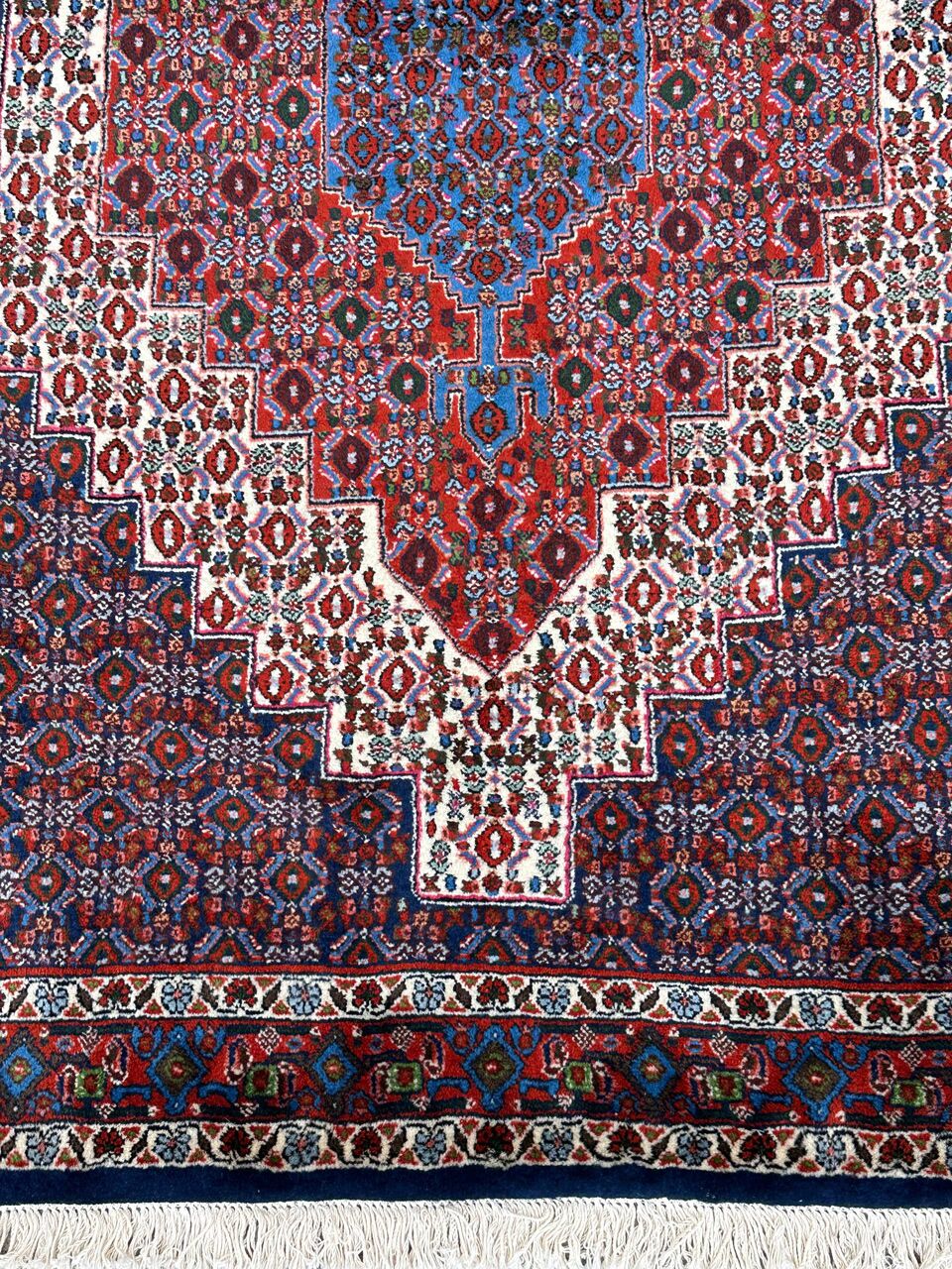 1.6x1M Kurdish Senneh Bijar Rug - Image 5