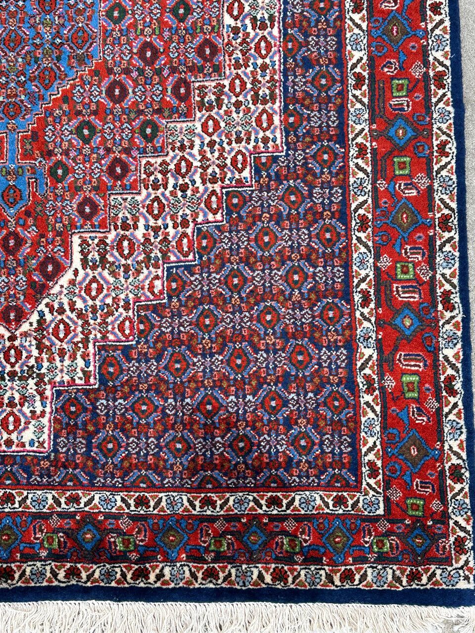 1.6x1M Kurdish Senneh Bijar Rug - Image 4