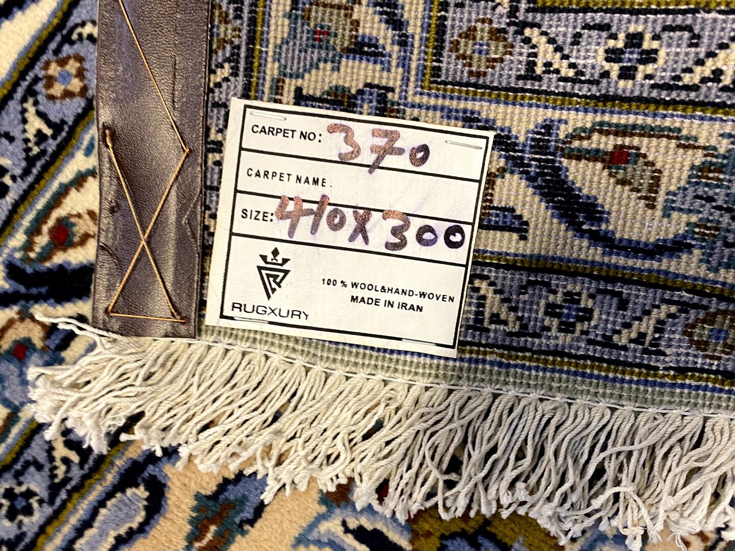 4x3M Signed Pistachio Tone Persian Kashan - Image 9