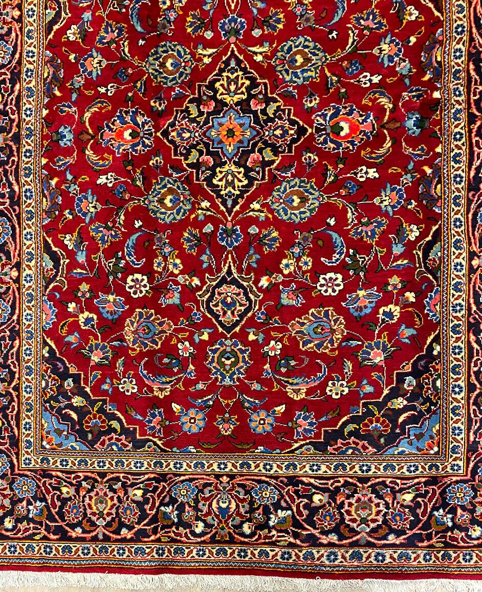 2x1.5M Fine Persian Kashan Rug - Image 3