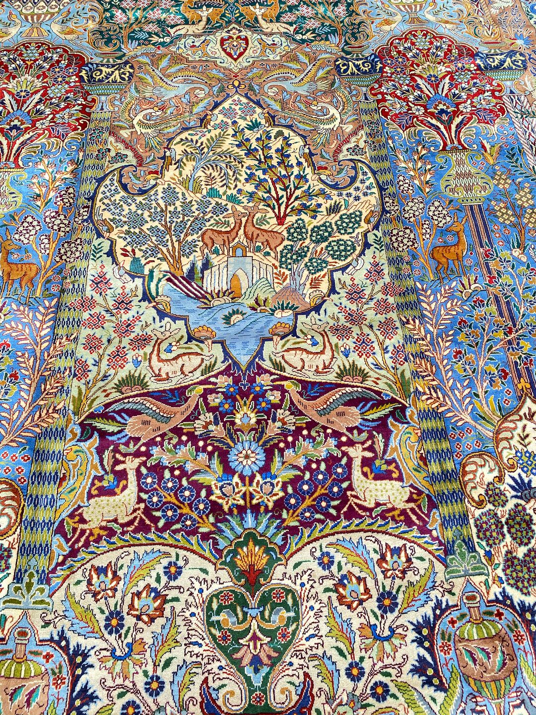 Pictorial Garden Of Eden Kashmar Rug - Image 2