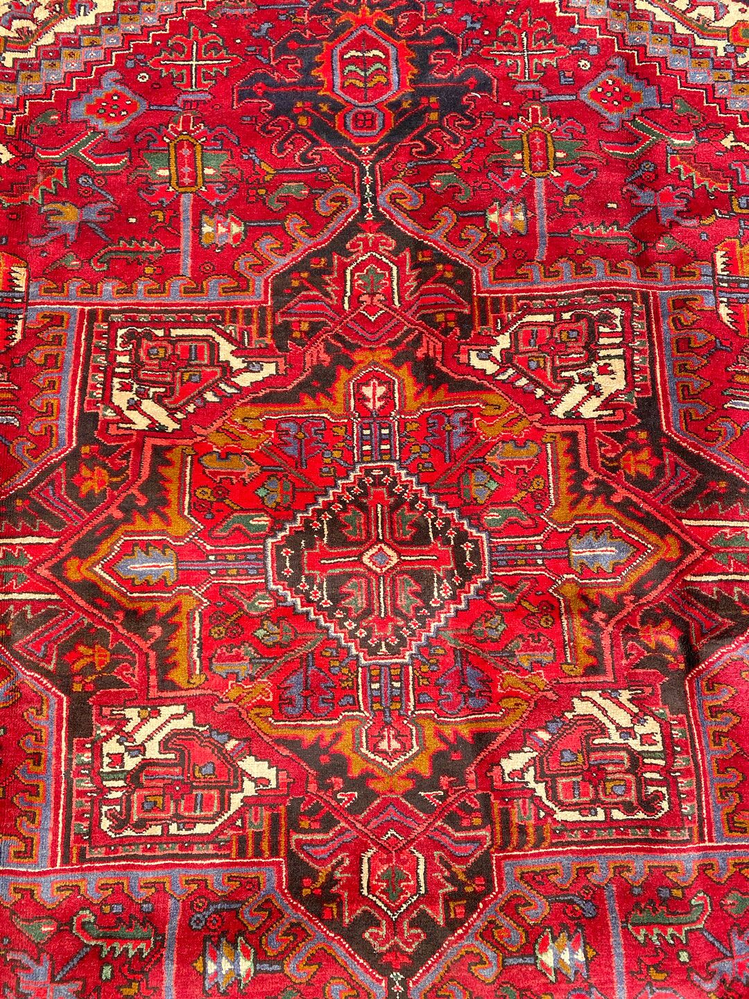 3.4x2.5M Fine Heriz Persian Rug - Image 5
