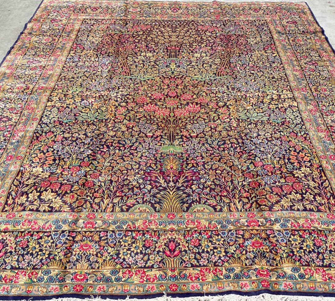 4x3M Fine Persian Kerman Rug - Image 2