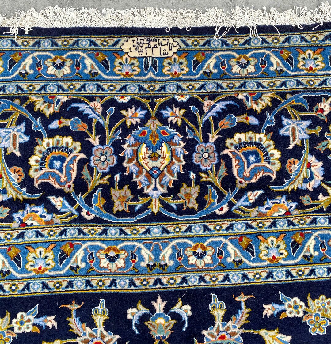 4.4x3.1M Signed Persian Kashan - Image 3