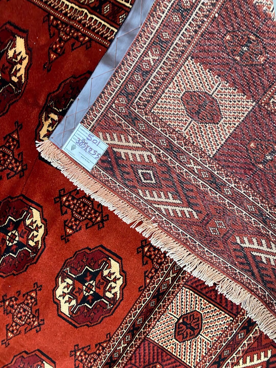 3.8x2.5M Persian Turkaman Rug - Image 8