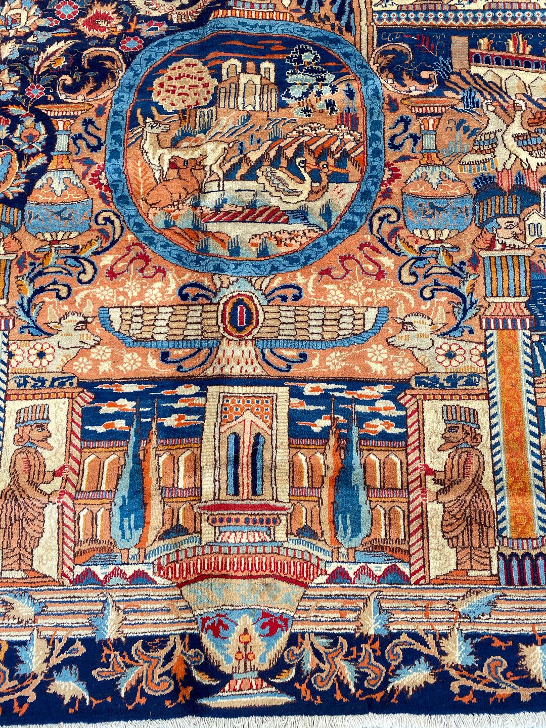 Antique Achaemenid Kashmar Rug - Image 2