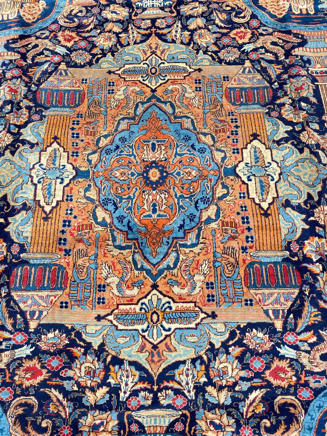 Antique Achaemenid Kashmar Rug - Image 7