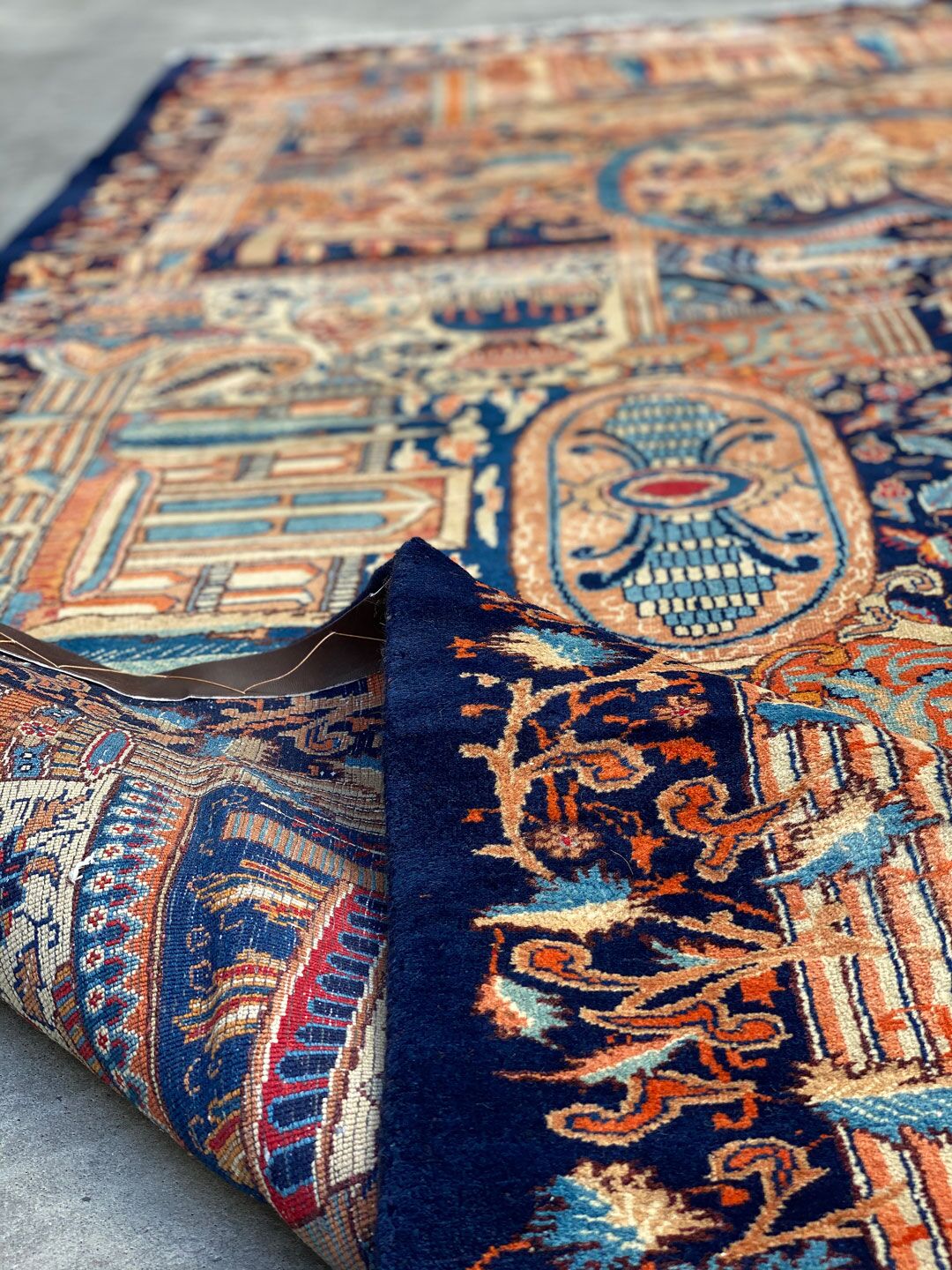 Antique Achaemenid Kashmar Rug - Image 13