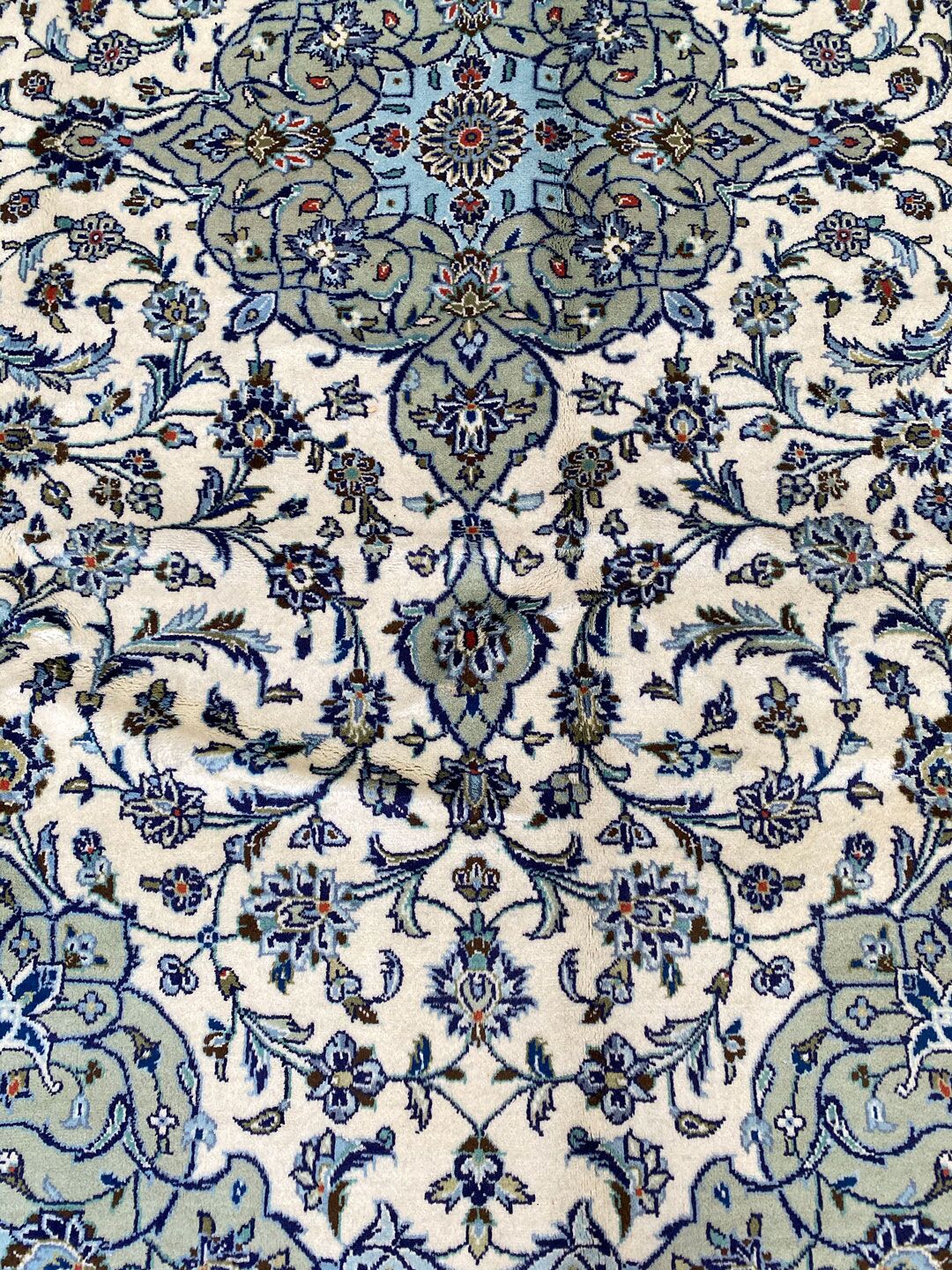 3x2M Beige Persian Kashan - Image 4