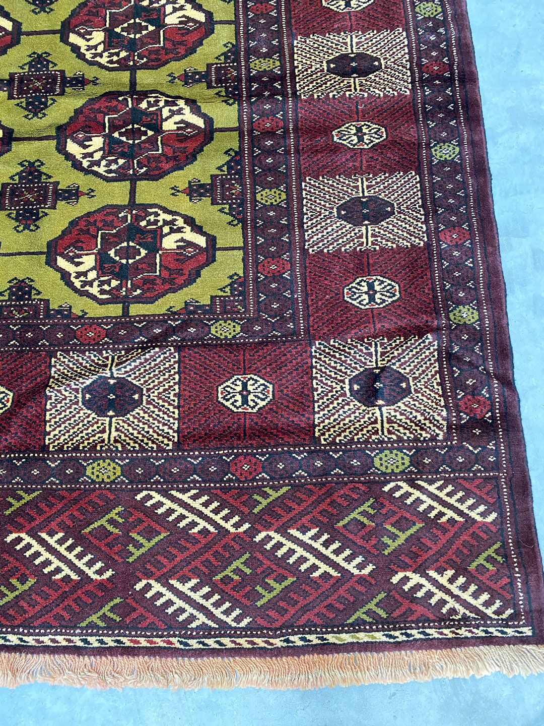 3.9x2.8M Persian Turkoman Rug - Image 4