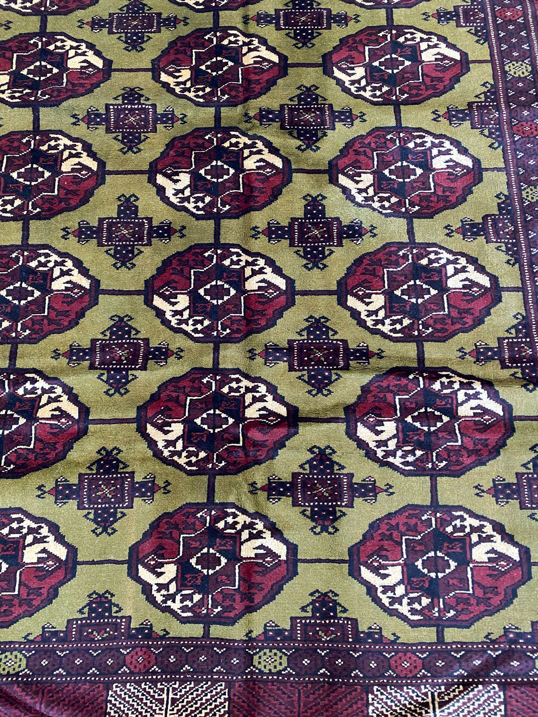 3.9x2.8M Persian Turkoman Rug - Image 5