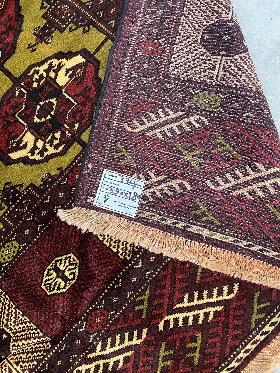 3.9x2.8M Persian Turkoman Rug - Image 8