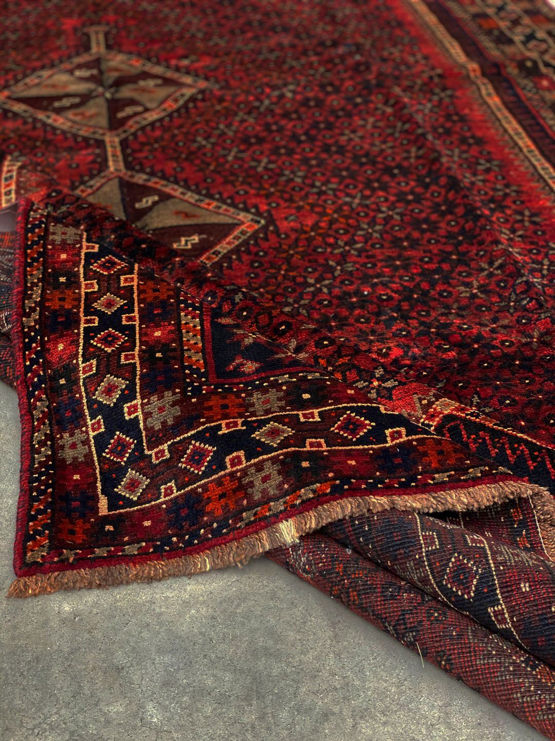 3x2M Qashghai Shiraz Rug - Image 7