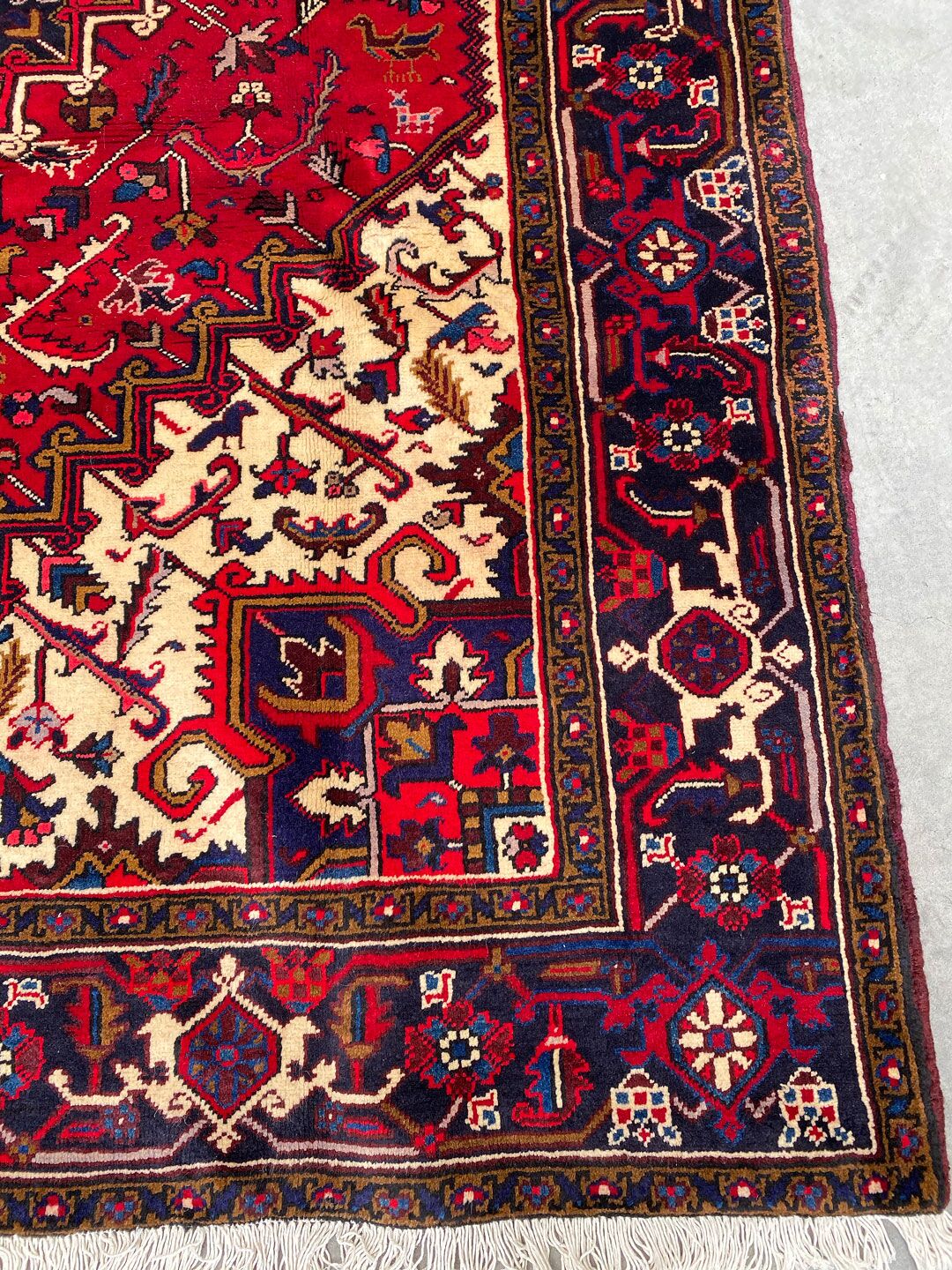 3x2.1M Fine Heriz Persian Rug - Image 4