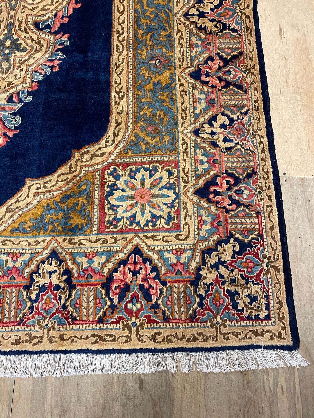 3.7x1.5M Antique Signed Masterpiece Kerman Rug - Image 2