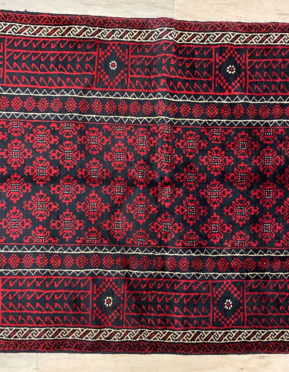 2.1x1.1Persian Balouchi Nomadic Rug