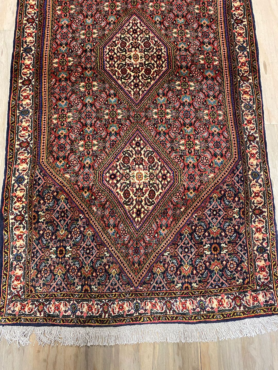 1.9x0.9M Senneh Bijar Persian Runner - Image 2