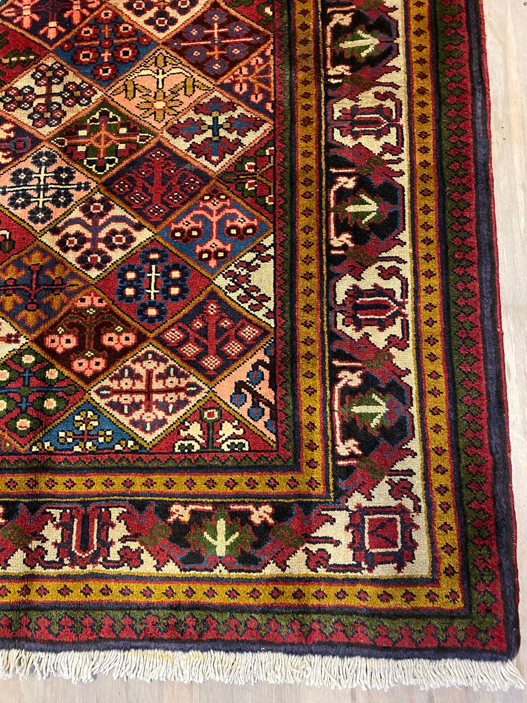 2x1.4M Vintage Persian Joshaghan Rug - Image 3
