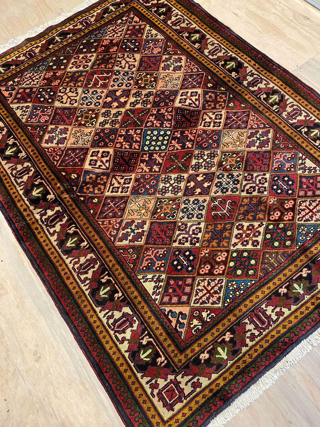 2x1.4M Vintage Persian Joshaghan Rug - Image 5